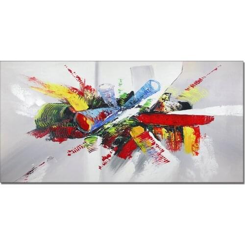 Watercolor Abstract Oil Painting On Canvas Modern New Colorful Posters and Prints Wall Art Pictures For Living Room Home Decor