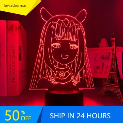 Anime Ninomae Ina Nis Led Light for Bedroom Decor Night Light Kids Children Birthday Gift Manga Ninomae Ina Nis 3d Lamp Bedside