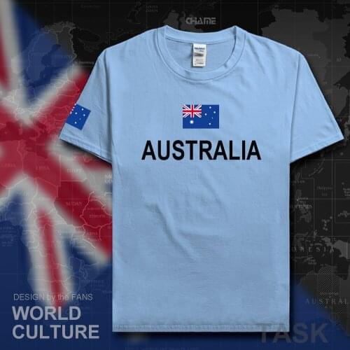 Commonwealth of Australia t shirt men Aussie t-shirt tops cotton nation country fans streetwear fitness homme AUS Australian tee