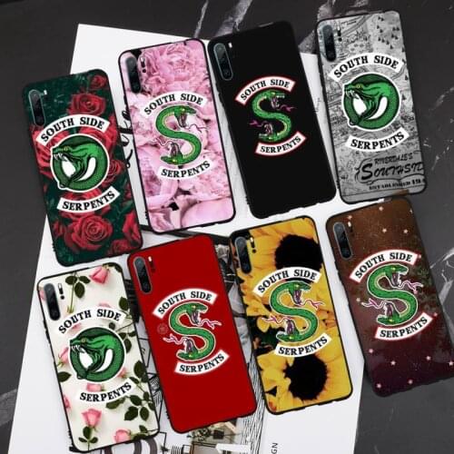 American TV Riverdale Southside Serpents Phone Case For Huawei P20 P30 P40 lite Pro P Smart 2019 Mate 10 20 Lite Pro Nova 5t