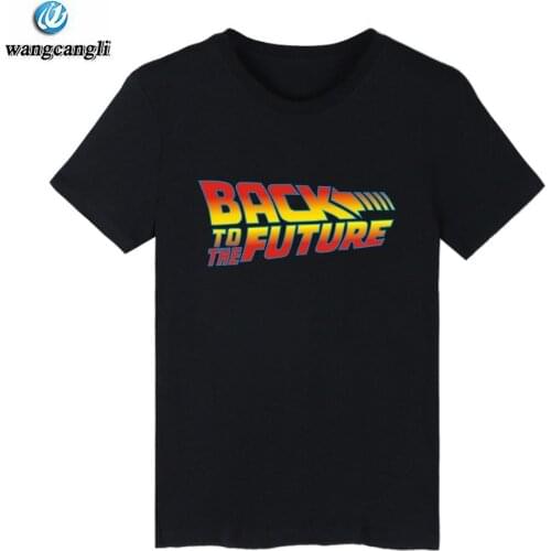 Hot Sale Back to the Future Science Tshirt T shirt Men 2019 Summer New Casual Slim Fit 100% Cotton High Quality T-shirt For Fans
