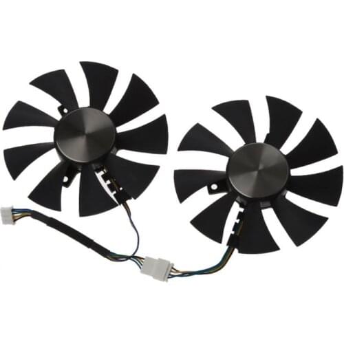 GA91S12H 85mm 12V 0.35A 4Pin VGA Fan Replacement Graphics Card Cooling Fan for HIS RX 470 RX474 RX570