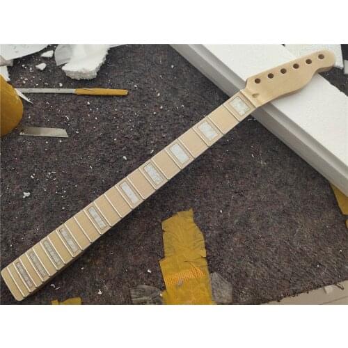 Free shipping Maple 22 Fret Electric Guitar Neck parts Maple Fingerboard Inlay TL style Gloss
