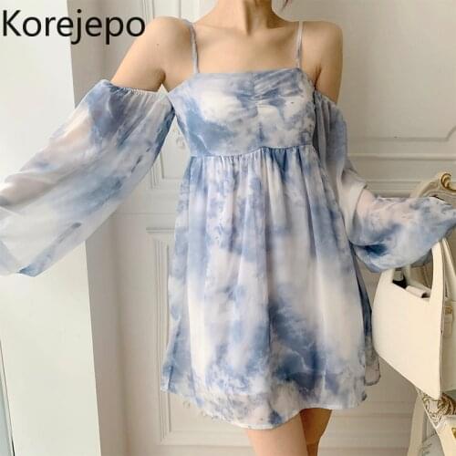 Korejepo Blue Summer Dresses