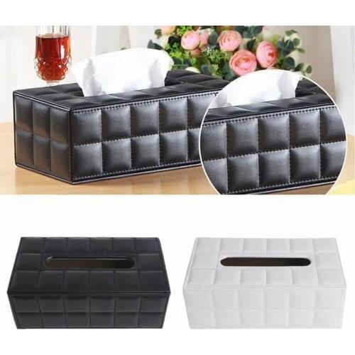 Leather PU Durable Standard Holder Block Type For Car Rectangular car accessories