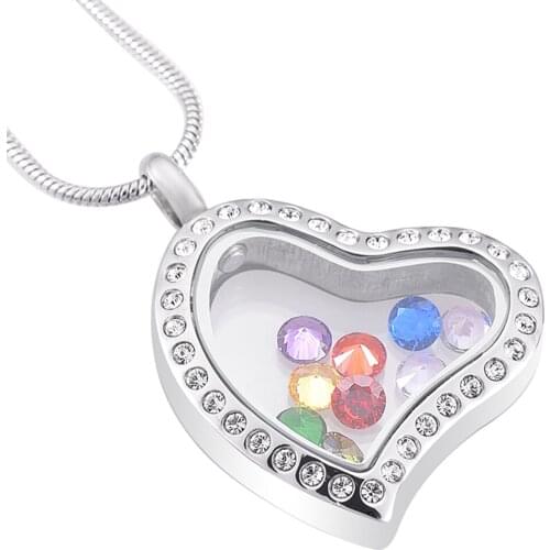 MJD9890 Infinity Keepsakes Glass Cremation Urn Necklace for Ashes Bereavement Jewelry with Fill Kit and Gift Box