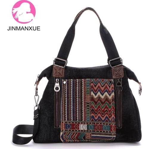 Fashion Wide Shoulder Strap Shoulder Bag Multi-Purpose Portable Messenger Bag Female Wild National Style Large Capacity Tote Bag