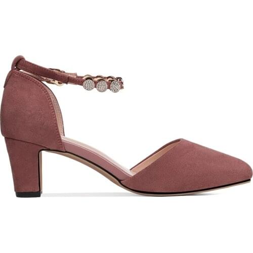 Pointed Thick Heel WomenS Sandals, WomenS Shoes With Rhinestone Decoration, Waterproof Platform WomenS Shoes