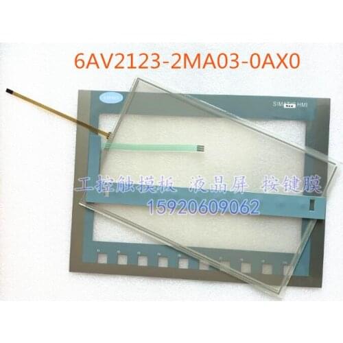 Touch Screen Panel Glass Digitizer for 6AV2123-2MA03-0AX0 6AV2 123-2MA03-0AX0 KTP1200 and MembraneSwitch
