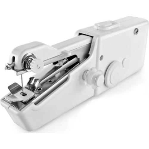 Portable Mini Hand Sewing Machine Quick Handy Stitch Sew Needlework Cordless Clothes Fabrics Household Electric Sewing Machine