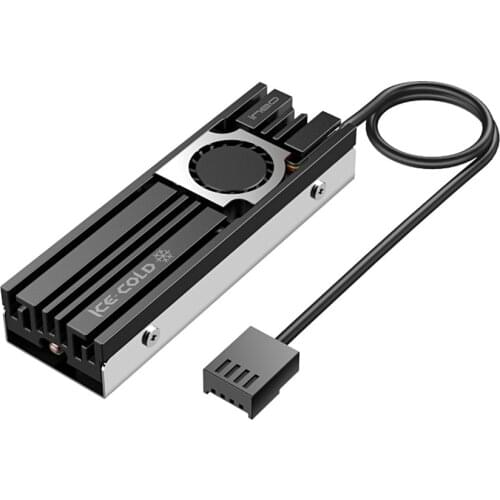 Ineo M.2 SSD Heatsink Cooler M.2 NVME 2280 HDD Solid State Hard Disk Radiator Aluminum Double-sided Cooling Pad Ventilador