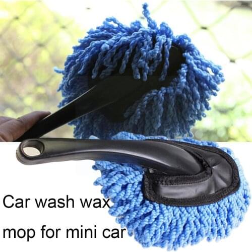 Car Dust Wash Mop DurableMicrofiber Dusting Cleaning Washing Used For Waxing Tool Thick Duster Auto Home Brush Cleaning S0H6