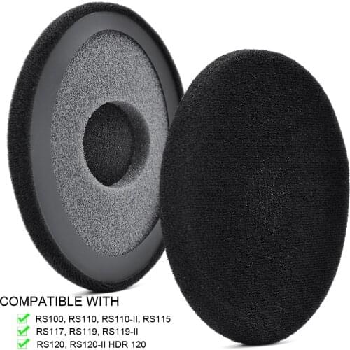 Replacement Earphone Earpad for Sennheiser RS100 RS110 RS115 RS117 RS119 RS120 HDR120 Headphones Headset Cushion Cover