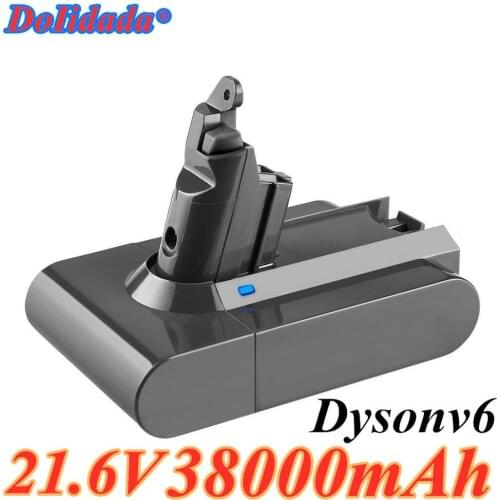 21.6V 38000mAh Li-ion Battery Replacement for Dyson Battery 38.Ah V6 DC61 DC62 DC72 DC58 DC59 DC72 DC74 Vacuum Cleaner