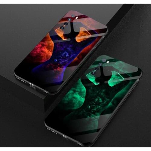 Tempered Glass Luminous Case For Huawei Nova 5 5i Pro 5T 5ZLuminous Sexy Girl Glow Silicone Cover For Nova 6 SE 7I 7 Pro