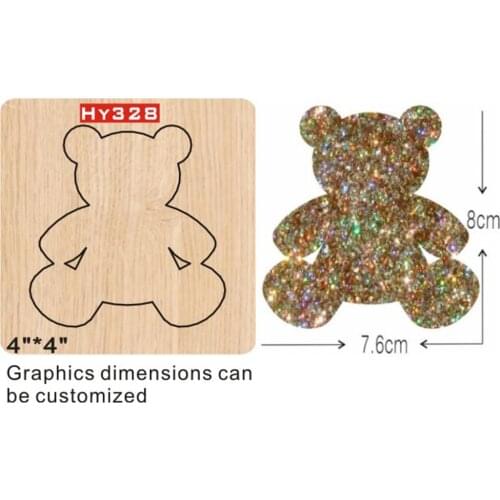 Cute bear cutting dies 2019 die cut & wooden dies Suitable for common die cutting machines on the marke