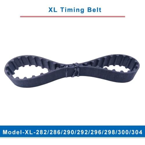 XL timing belt model-282XL/286XL/290XL/292XL/296XL/298XL/300XL/304XL belt teeth pitch 5.08mm width 10/15mm for XL timing pulley