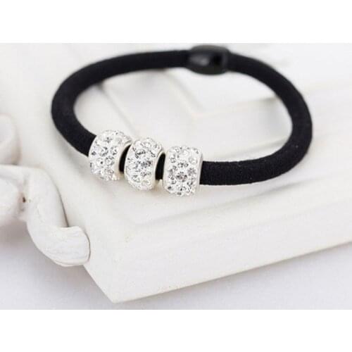 Fashion 1PC Simple Elegant Hair Accessories For Women Basically High Elasticity Hair Rope Ponytail Rubber Band