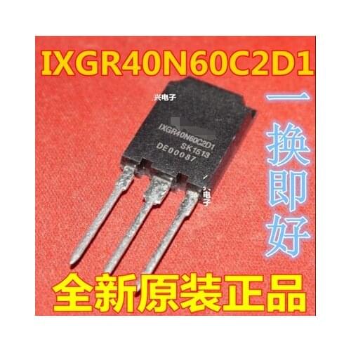 10PCS IXGR60N60C2D1 TO-247 IXGR60N60C2 TO247 60N60C2D1 IGBT 600V 60A New and original