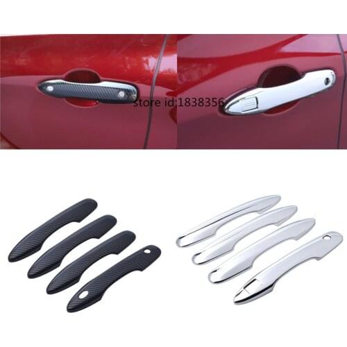 For Toyota Avalon XX50 2018 2019 2020 Car Body Cover Protect Detector Stick Frame Lamp Trim ABS Chrome Car Door Handle 4pcs