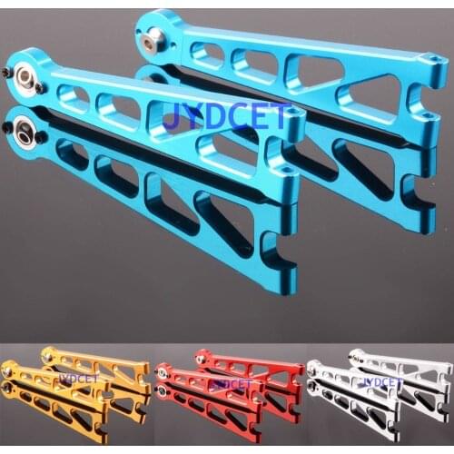 Aluminum Front Upper Suspension Arm (L/R) 33601 For 1/10 Electric Himoto E10MT E10MTL Bowie Monster Truck Upgrade Parts 31602