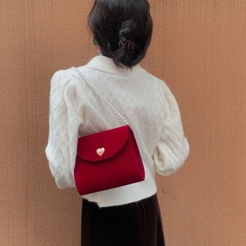 Angelatracy Red Women's Bags