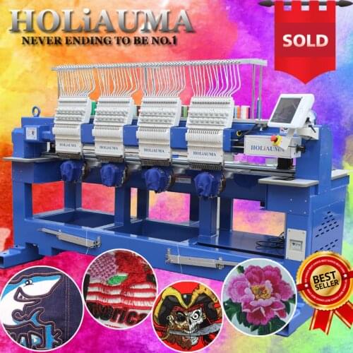 Automatic 4 Heads Embroidery Machine 15 Needles Tajima Type Computerized Embroidery Machine For Cap/Tshirt/Flat With CE/SGS