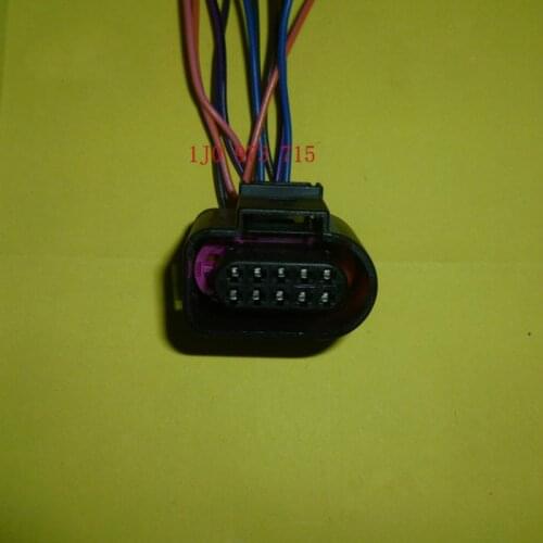 Car door lock block/reversing radar plug harness connector for Volkswagen Passat Tiguan Touran For Audi A6L 1J0 973 715