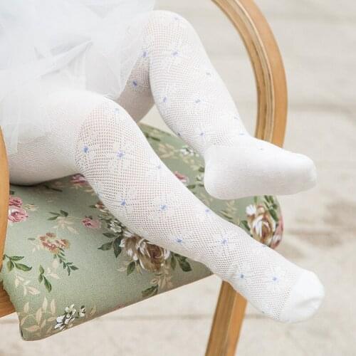 Kids Baby Girls Stocking Summer ChildrenS Pantyhose Fashion Cotton Mesh Tight Baby Girls Tight Thin Breathable Baby Stocking