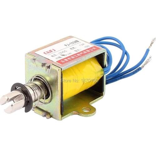Fj-1038 Types of Electromagnetic DC Pull Push, 10N DC 12V 1.2A Solenoid 10mm Magnet