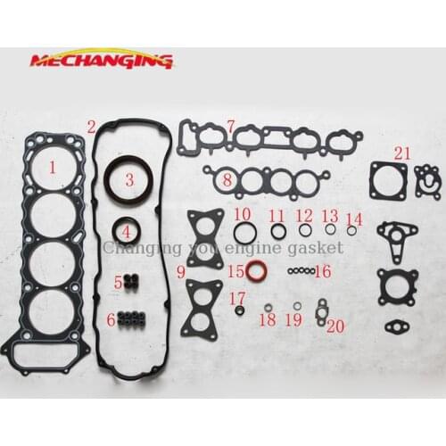 KA24E FOR NISSAN PICK UP (D22) 2.4 i PRAIRIE PRO (M11) TERRANO II Engine Parts Engine Rebuilding Kits Engine Gasket 10101-1E425