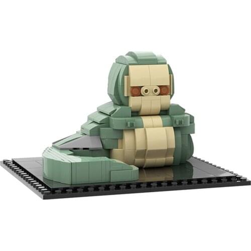 MOC New Model Space Monster Brickheadz Building Blocks Classic Creativity Bricks Model Space Mens Hobby Collection Toy Gifts