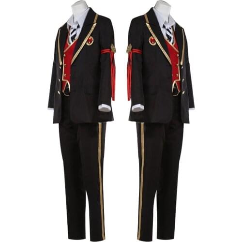 Twisted-Wonderland Ace Trappola Cosplay Costume Heartslabyul Uniform Outfits Halloween Carnival Suit