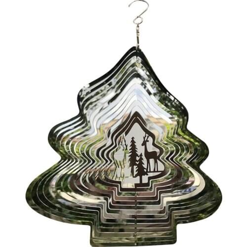 Hot-Selling 3D Wind Spinner Outdoor Metal Decorations for Yard and Garden For Home Garden Decoration And Beautification