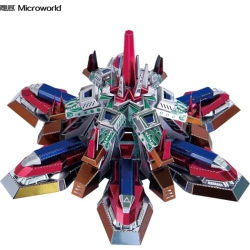 Microworld 3D Metal Puzzle Figure Toy Energy base model kits Educational Puzzle 3D Model Education Gift Toy For Children
