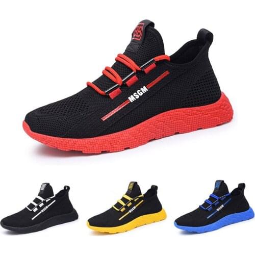 2019 Men Sneakers Breathable Casual No-slip Men Vulcanize Shoes Male Air Mesh Lace up Wear-resistant Shoes tenis masculino