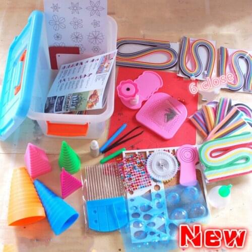 Quilling paper set tools/ Storage Box Gift/ ferramenta para quilling DIY