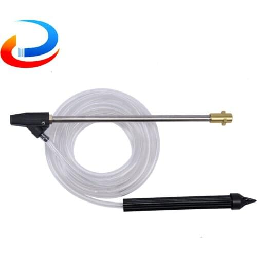 Pressure Washer Sand Blaster Sandblaster Gun Lance Sandblasting Jet Kit Hose Wet Lance High Pressure Water for Universal Car