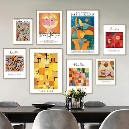 Wall Art Canvas Painting Colorful Abstract Color Block Hot Balloon Nordic Posters And Prints Wall Pictures For Living Room Decor