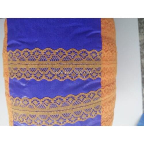 New listing 10 yards / 3 cm wide orange lace ribbon lace embroidery lace DIY craft