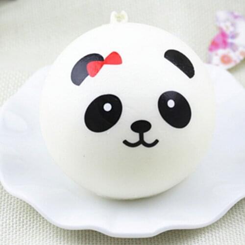 Charm Kawaii Jumbo Panda Pendant Lanyard JETTING New 1 psc Beautiful Design Cute 10cm Squishy Charms Buns Cell Phone