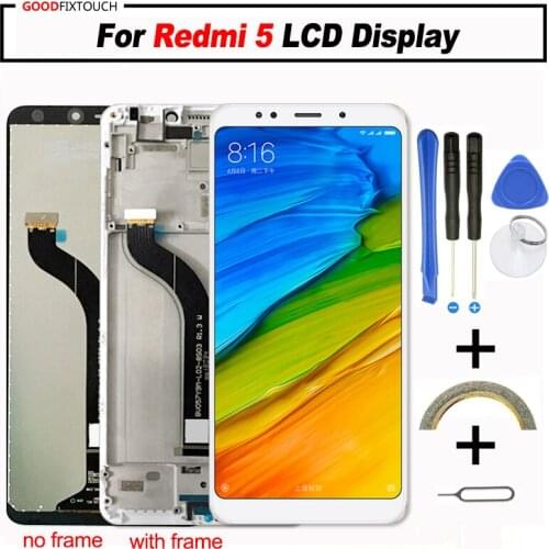 Original For 5.7" Xiaomi Redmi 5 LCD screen display+touch panel digitizer with frame For xiaomi redmi 5 dispaly 5.7 inch