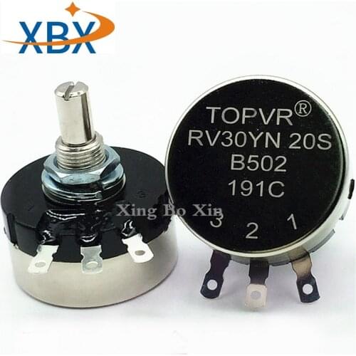 Original TOKYO COSMOS TOCOS RV30YN20SB502 B103 B102 B202 B203 B503 B104 Potentiometers RV30YN20SB 1K 2K 5K 10K 20K 50K 100K 500K