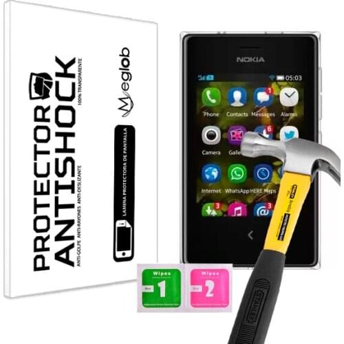 Screen protector Anti-Shock Anti-scratch Anti-Shatter compatible with Nokia Asha 503
