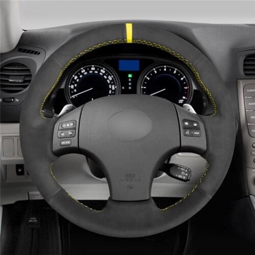 DIY Anti-Slip Wear-Resistant Steering Wheel Cover For Lexus IS IS250 IS250C IS300 IS300C IS350 IS350C Car Interior Decoration