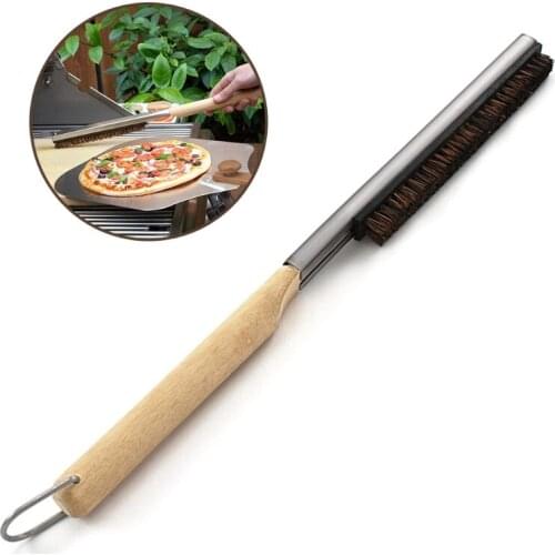 Rubber Handle Grill Cleaning Brush Best BBQ Wire Bristle Brush for Grill Cleaning Comfortable and Safty Grilling Gadgets Y1QB