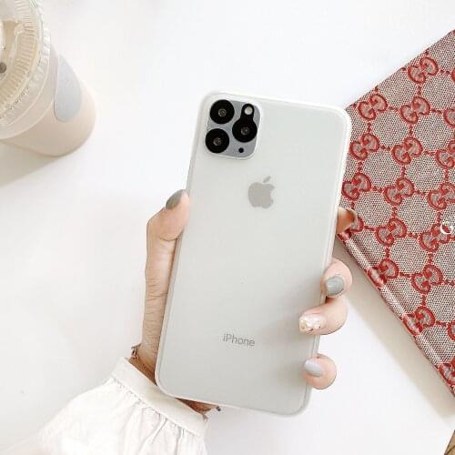 Ultra thin Matte case For iphone 11Pro 11 Pro X XR XS XS MAX Ultra-thin PP back cover For iphone 11 6 7 8 Plus X XR XS Max Case