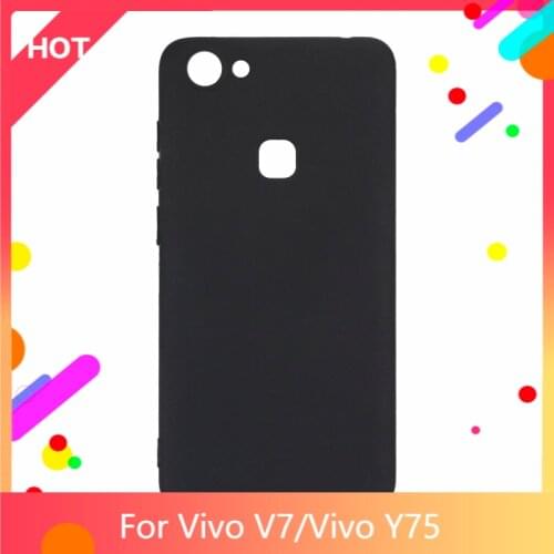 V7 Case Matte Soft Silicone TPU Back Cover For Vivo Y75 Phone Case Slim shockproof