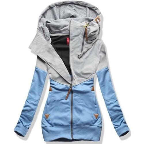 Oversize Double Hooded Sweatshirt Women Long Sleeve Autumn Spring Coat Patchwork Pocket Zipper Hoodie Plus size 3XL 4XL 5XL