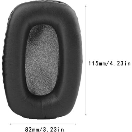 R58A 1 Pair Memory Foam Sponge Ear Cushion Cover Earpads Replacement for Beyerdynamic DT100 D1T02 DT108 DT109 Headphones